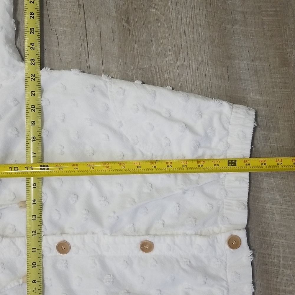 Produce Company - Off-White Textured Button Up Jacket - Picture 12 of 12